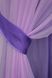 Комплект шифонових штори та гардини колір фіолетовий з бузковим 024дк (н118-н114) Фото 3