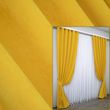 Комплект штор із тканини мікровелюр SPARTA колір жовтий 1193ш