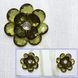 Магніти (2шт, пара) для штор, гардин "Квітка" колір зелений 144м 81-055 Фото 1