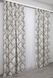 Комплект штор из ткани лён, коллекция "Корона Мария" цвет графитовый с светло-бежевым 1266ш Фото 5