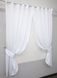 Кухонный комплект (250х170см) шторки с подвязками цвет белый 112к 52-0659 Фото 2