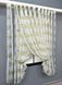Кухонний комплект (320х170см) шторки з підв'язками колір білий з салатовим 101к 52-1210 Фото 2