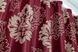 Комплект готових штор блекаут-софт, колекція "Корона" колір бордовий з бежевим 1276ш (А) Фото 6