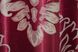 Комплект готових штор блекаут-софт, колекція "Корона" колір бордовий з бежевим 1276ш (А) Фото 8