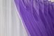 Кухонный комплект (330х170см) шторки с подвязками "Дуэт" цвет фиолетовый с белым 060к 50-152 Фото 5