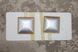 Магниты (2шт, пара) для штор, гардин "Квадрат" цвет золотой с серебряным 209м 81-120 Фото 4