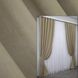 Комплект штор із тканини мікровелюр SPARTA колір бежевий 1196ш Фото 1