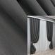 Шторна тканина льон блекаут 100%, колір графітовий 1594ш Фото 6