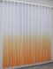 Комплект растяжка "Омбре" из шифона цвет оранжевый с белым 031дк 754т Фото 5
