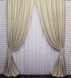 Комплект штор из ткани блэкаут, коллекция "Сакура", цвет бежевый 683ш Фото 3