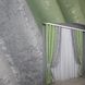 Комплект готовых штор жаккард цвет светло-оливковый с серым 014дк (1147-1124ш) Фото 1