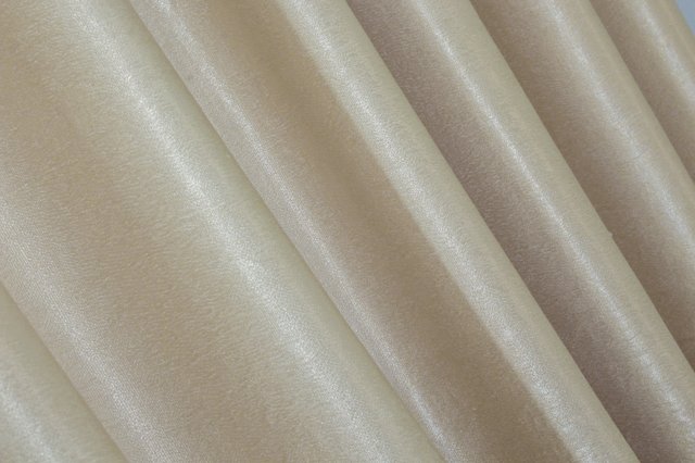 Шторна тканина льон-софт однотонний, колекція "Парма" висота 2,7м колір кремовий 1042ш