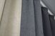 Комбинированные шторы из ткани лен цвет графитовый с серым и бежевым 016дк (114-108-1140ш) Фото 6