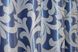 Комплект готовых штор с ткани блэкаут цвет темно-голубой с серым 1286ш Фото 9