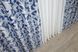 Комплект готових штор з тканини блекаут колір темно-блакитний з сірим 1286ш Фото 7