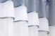 Шторки (280х170см) с ламбрекеном и подхватами цвет серый с белым 085к 52-0531 Фото 4