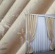 Комплект штор з тканини блекаут, колекції "Сакура" колір бежевий 1070ш Фото 1