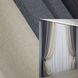 Комбинированные шторы из ткани лен цвет графитовый с серым и бежевым 016дк (114-108-1140ш) Фото 1