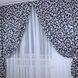 Комплект штор из ткани блэкаут, двусторонний "Вензель" цвет чёрный с серым 043ш(А) Фото 3