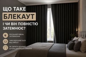 Чи справді штори блекаут (Blackout) повністю затемнюють кімнату?