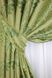 Комплект готовых штор блэкаут-софт, коллекция "Корона" Цвет оливковий з зеленим 1279ш(Б) Фото 5