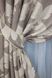 Шторна тканина льон висота 28м колір капучино з бежевим 1359ш Фото 4