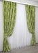 Комплект готовых штор блэкаут-софт, коллекция "Корона" Цвет оливковий з зеленим 1279ш(Б) Фото 3