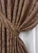 Комплект (2шт 1,5х2,7м) жакардових штор "Вензель", колір світло-коричневий 478ш 30-219 Фото 5