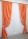 Комплект штор з тканини атлас колір помаранчевий 796ш Фото 3