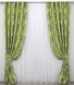 Комплект готовых штор блэкаут-софт, коллекция "Корона" Цвет оливковий з зеленим 1279ш(Б) Фото 2