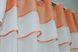 Гардина (280х170см) арка на кухню из шифона цвет белый с персиковым 110к 59-263 Фото 4