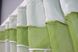 Кухонна (280х155см) занавіска на карниз 1,5м колір оливковий з білим 00к 59-854 Фото 5