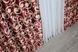 Шторна тканина блекаут-софт висота 2,8м колір бордовий з бежевим 693ш Фото 7