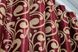 Шторна тканина блекаут-софт висота 2,8м колір бордовий з бежевим 693ш Фото 6