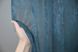 Тюль жаккард, коллекция "Мрамор" цвет синий 1401т Фото 5