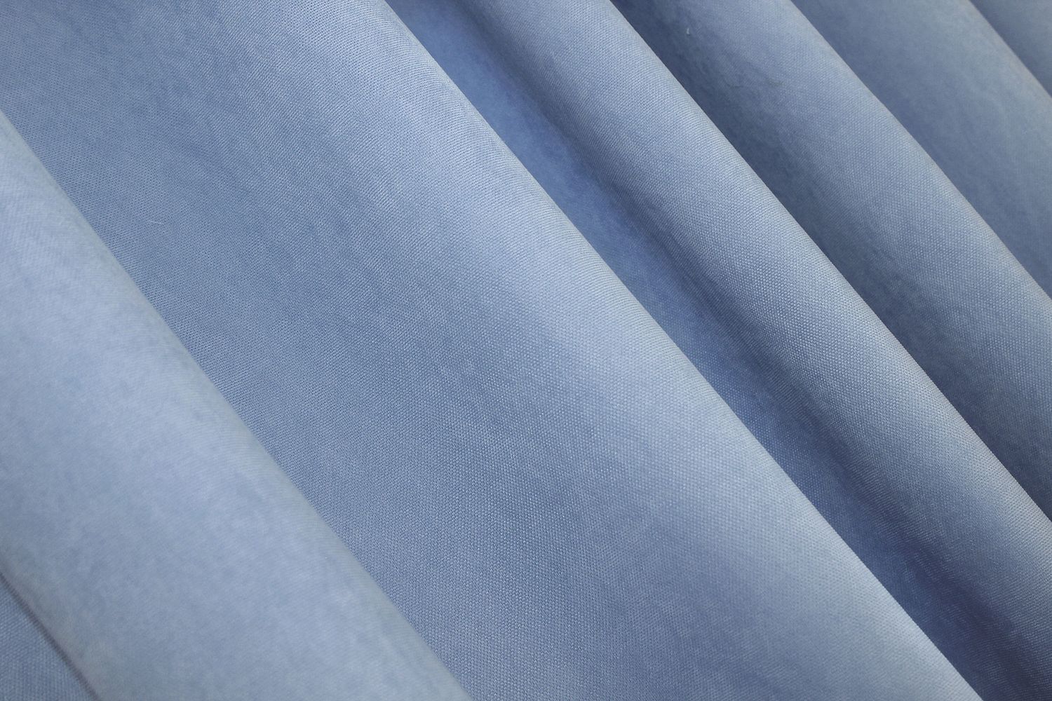 Комплект штор из ткани микровелюр SPARTA цвет голубой 1191ш, Голубой, Комплект штор (2 шт. 1,0х2,9 м.), Классические, Без ламбрекена, Длинные, 1 м., 2,9 м., 100, 290, 1 - 2 м., В комплекте 2 шт., Тесьма