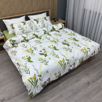 Комплект постільної білизни, Decorator Spring Glade Полуторний 145х215 з квітковим принтом (88-010)