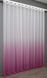 Тюль растяжка "Омбре" из шифона цвет малиновый с белым 749т Фото 4