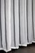 Тюль льон смужки колір білий 1059т Фото 8