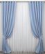 Комплект штор из ткани микровелюр SPARTA цвет голубой 1191ш Фото 2