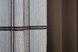Комбіновані штори з тканини льон та жатки колір коричневий з сірим 014дк (277-945ш) Фото 8