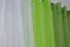 Кухонные шторы (400х170см) на карниз 1,5-2м цвет зелёный с салатовым и белым 054к 50-142 Фото 4