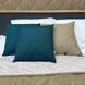 Подушка декоративная Decorator Мальмо 40x40х12 см, цвет лазурный (84-088)
