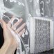 Тюль жаккард, коллекция "Розалия" с галстуком цвет белый 1001т, Готовая тюль с тесьмой (3х2,5 м.), 3,0 м., 2,5 м., 300, 250, 1,5 - 2 м., Тесьма