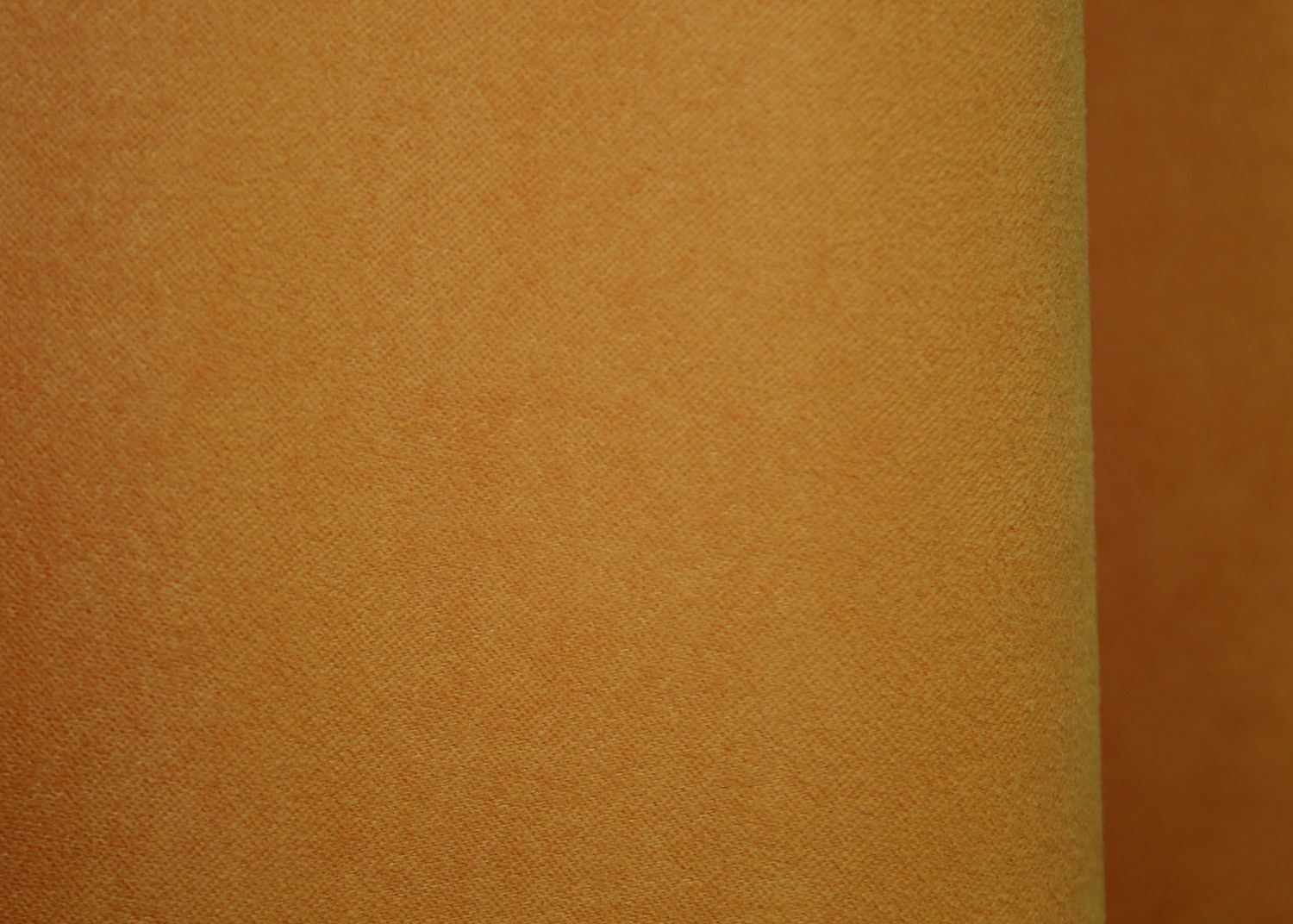 Комплект (2шт 1,5х2,9м) штор із тканини нубук однотонний, Туреччина, колір бурштиновий 1511ш 33-0379