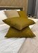 Подушка декоративная Decorator Мальмо 40x40х12 см, цвет мустард (84-085) Фото 4