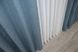 Комплект готовых штор лен цвет синий 1325ш Фото 4