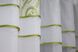 Гардина (280х170см) арка на кухню из шифона цвет белый с золотисто-зеленым 036к 52-0841 Фото 4