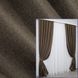 Комплект штор льон-блекаут "Льон Мішковина" колір коричневий 277ш Фото 1