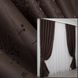 Комплект штор из ткани блэкаут-софт, коллекция "Сакура", цвет венге 466ш Фото 1